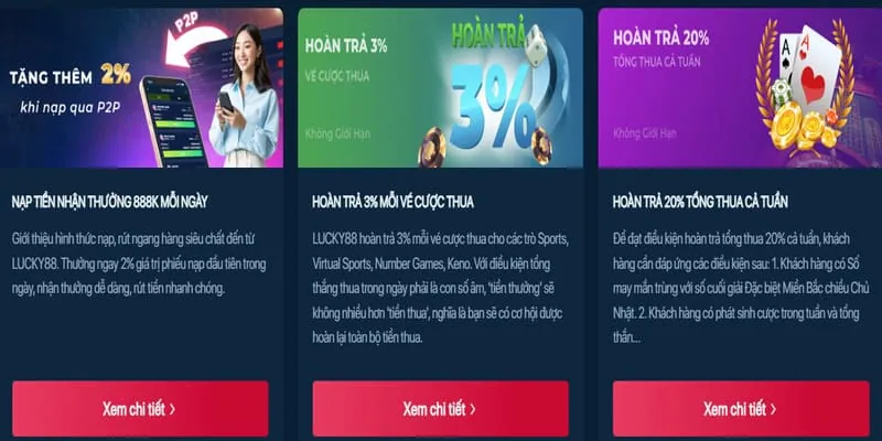 Hình ảnh các chương trình khuyến mãi hấp dẫn của Fun8
